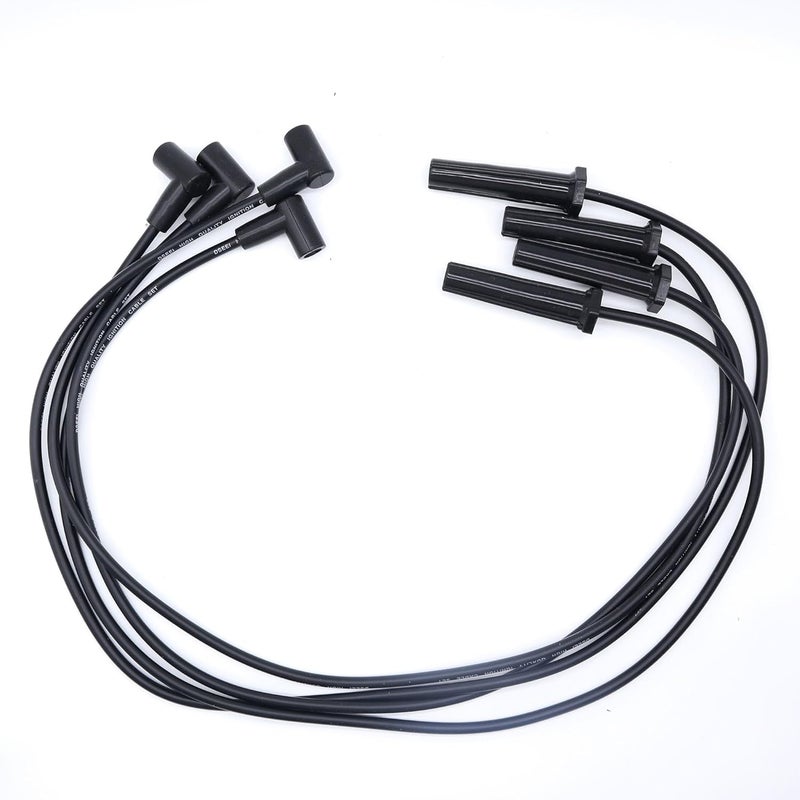 OXCANO 7543 Ignition Spark Plug Wires Set of 4 Compatible with Chevrolet S10 1998-2003, GMC Sonoma 1998-2003, Isuzu Hombre 1998 1999 2000 L4 2.2L - Image 1